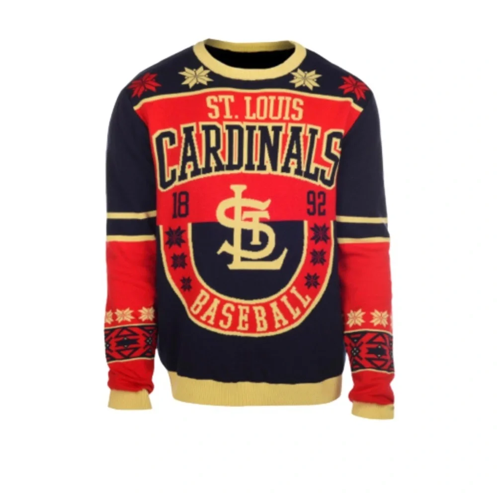 St Louis Cardinals Fans Retro Cotton Sweater Size Large